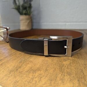 Reversible Black/Saddle Tan- Brown Belt XS Women (Youth M)